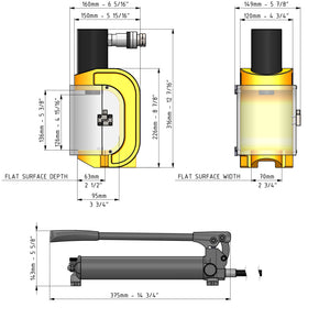 15 Ton C-Frame Hydraulic Press