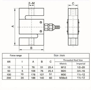 S-type Tension Load Cells